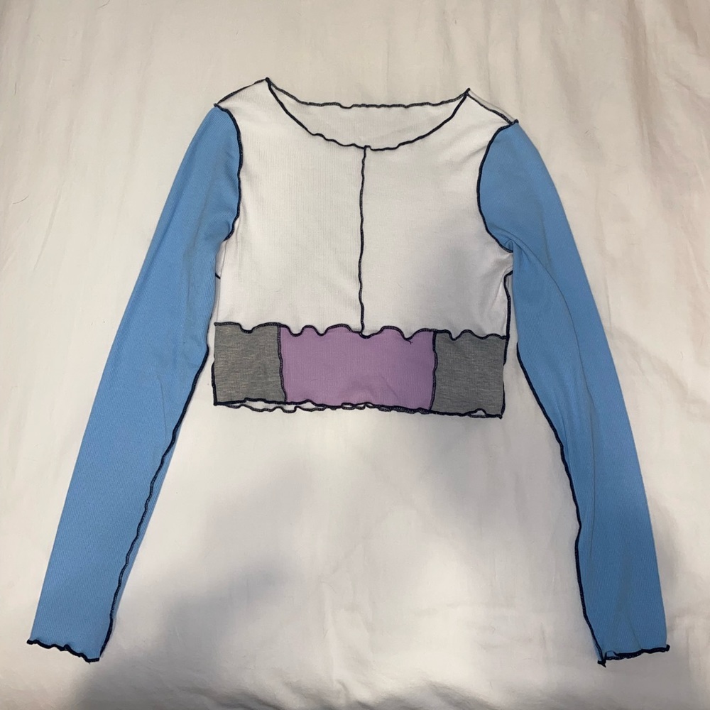 Long sleeve crop top